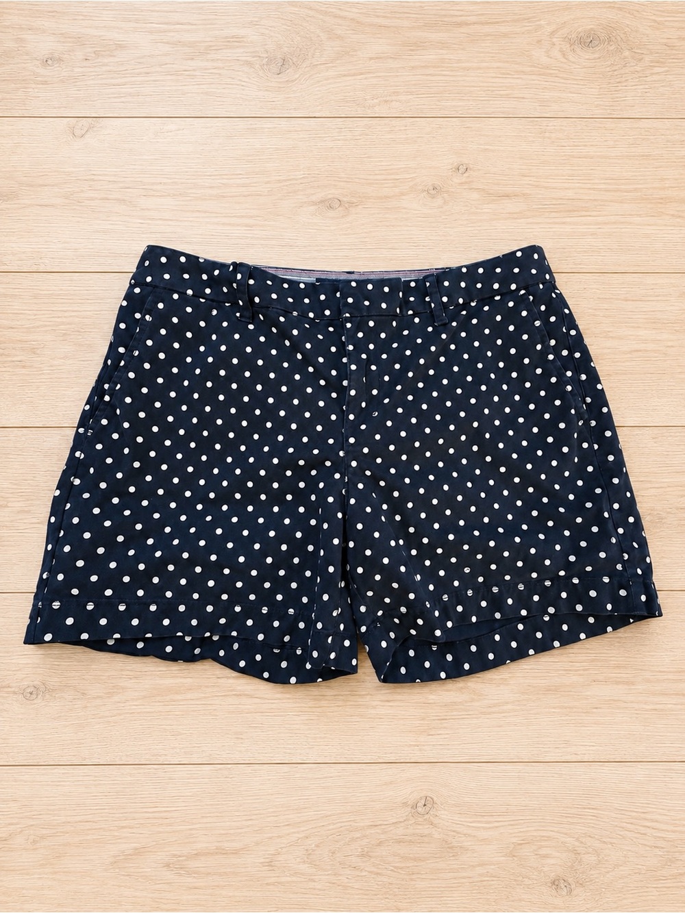 Tommy Hilfiger Navy Polka Dot Shorts Size 8